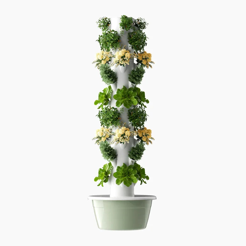 Indoor NFT Hydroponic Growing Systems Home Vertical Garden Tower Planter with Led Light MegaBDM