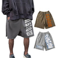 Summer Streetwear Custom Men French Terry 100% Cotton Distressed Vintage Wholesale Raw Edge Sweat Stone Acid Wash Shorts