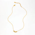 Fenny 18K PVD Plated Minimalist Permanent Gold Beads Pendant Necklace for Women Stainless Steel Jewelry Wholesale
