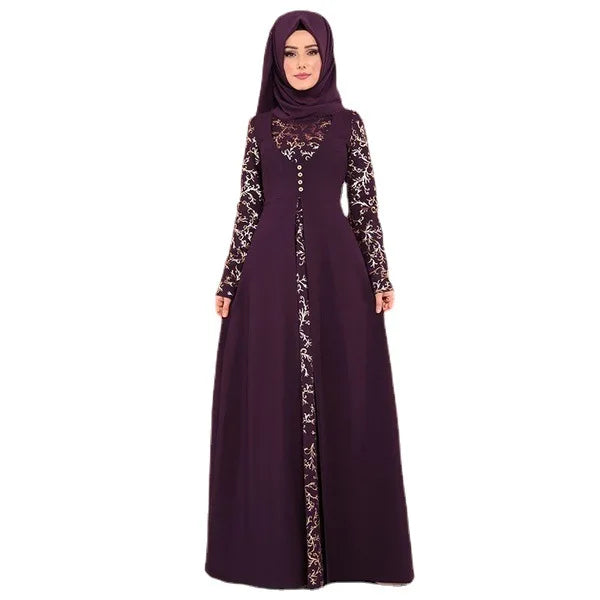 Muslim Dress Beautifully Embroidered Islamic Clothing Fashion Kimono Arabic Style Dubai Muslim Abayas