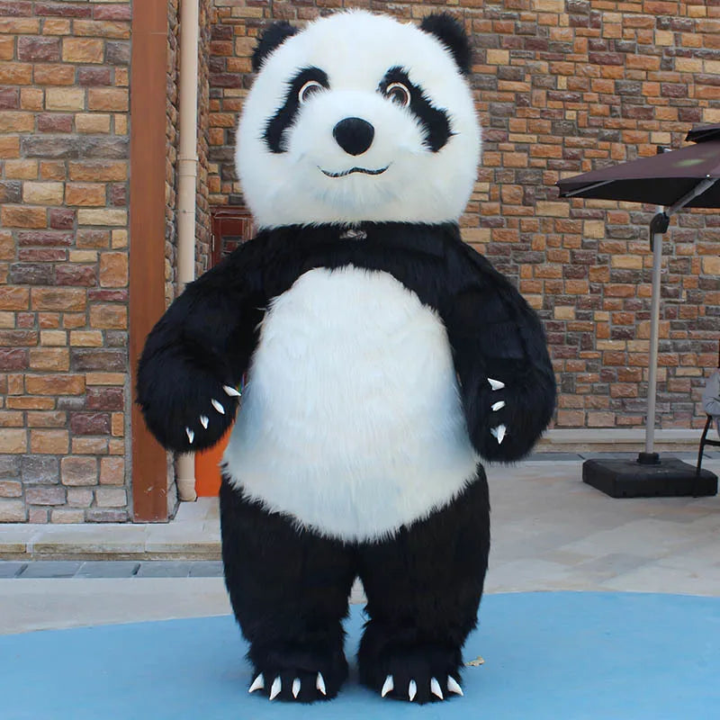 High Quality Giant Panda Inflatable Costume Street Funny Polar Bear 2/2.6/3meter  Mascot Costume