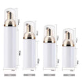 1oz 50ml 2oz 70ml 80ml 100ml Cleansing Foam Bottle  PET Cosmetic Foam Pump Bottle with Rose Gold Plating Foam Pump