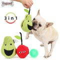 Pet chew toys Pet chew toys OEM 2-in-1 Pearl & Cherry Ball Multifunction Interactive Dog IQ Squeak Toys Pet Squeak Toy Balls