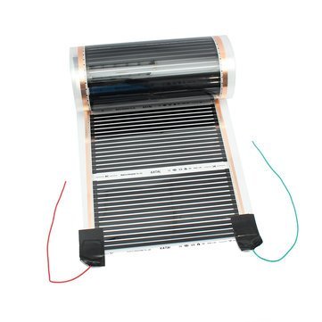 Manufacture Wholesale Retail Graphene NTC Nano Flexible Electric Heating Film Underfloor Heater 50cm Width 144W 220V