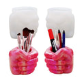 C-0560 DIY Epoxy Resin Dropping Mold Creative Storage Vase Left and Right Hand Fist Pen Holder Silicone Mold