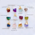 Wholesale Natural Irregular Stone Necklace Earrings Jewelry Pendant Raw Gemstone Rough Crystal Birthstone Charms Pendant