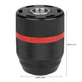 1/2-20UNF Keyless Hand Drill Chuck 2~13mm Self-Tighten Drill Bit for Multiple Purposes 1/2-20UNF Mount Step Chuck