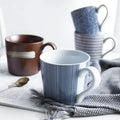 Manufacturer Wholesale  15OZ Japanese Retro Creative Household Couple Mugs Ceramic Cups for Tea Coffee Milk