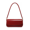 French Vintage Real Leather Shoulder Bag Minimalist Women Underarm Hobo Purse Classic Black Handbag Sophisticated Daily Satchel