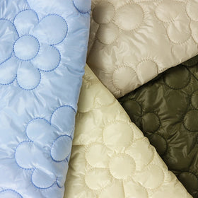 Windbreaker Oil Cired Quilted Nylon Fabric