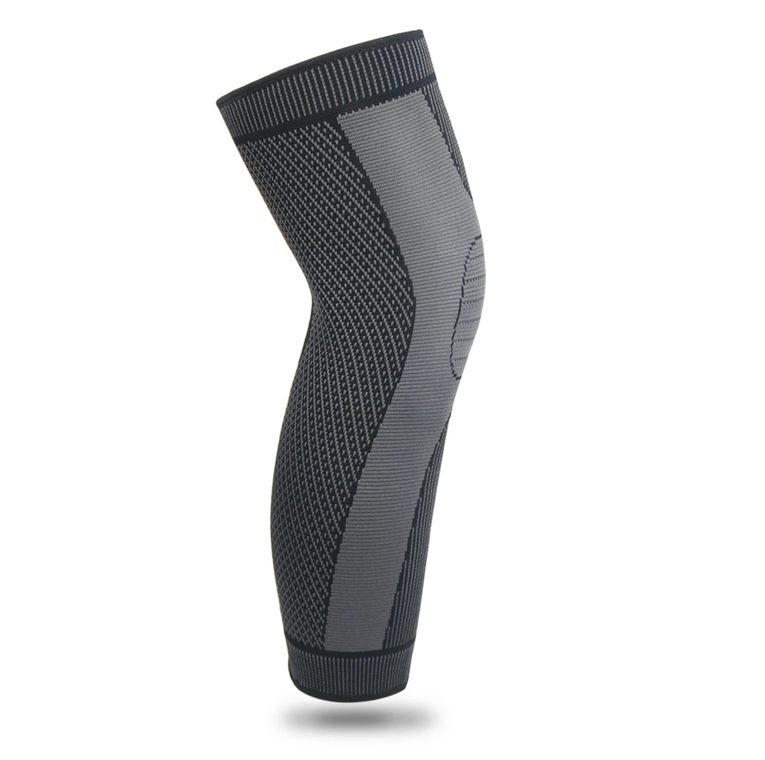 Knit Nylon Sports Lengthen Knee Calf Protection Basketball Football Mountaineering Customized Knee Support