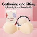 Breathable Silicone Adhesive Bra with Micro Vent Holes Backless Sticky Bra for Everyday Use Painless Removal Reusable Pasties