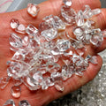 HZ Wholesale bulk natural blue agate amethyst tiger eye crystal gem chips tumbled aquamarine stone