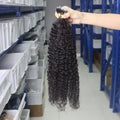 Factory Direct Customized 100% Pure Brazilian Virgin Remy Hair Extensions 100grams 16-24inch 10A Kinky Curly Micro Ring Hair