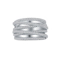 Trending Products 2022 Silver Rings Aaaaa Cubic Zirconia Bling Jewelry Luxury Diamond S925 Wedding Promise Rings for Girls