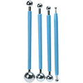 4Pcs Stainless Steel Sculpture Tools Polymer Modelling Metal Ball Tool Clay Tools