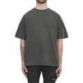 100% Cotton Heavyweight Men Custom Logo Embroidery Drop Shoulder Acid Wash T-shirt