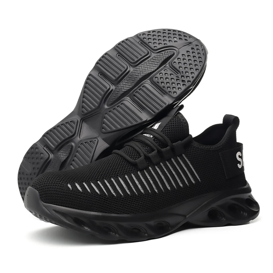 Diansen Safety Shoes Comfortable Lightweight Wear-resistant Safety Shoes Shock-absorbing Steel Toe Shoes