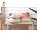 Innermor Bohemian Geometric Embroidery 100% Cotton Customizable Square Decorative Cushion Cover Zipper Closure Tufted Home Hotel