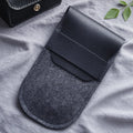 Watch Storage Pouch Felt  Watch Strap Pouch Leather Velvet Travel Single Watch Bag case