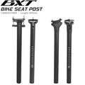 BXT SP-007/008 Carbon Bike Seatpost 27.2/31.6mm Full Carbon Fiber MTB Road Bicycle Seat Post 400mm Matte Black Saddle Seat Tube