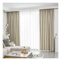 Innermor White Elegance Interior Thermal Insulated Double Panel Blackout Curtains Soft Velvet Curtain for Bedroom