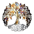 Wholesale  Antique Wrought  Tree of Life Metal Crafts Pendants for Home Wall Art Decor