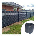 UNEED 19cm*26m PP Tape Fence Privacy Hard PVC Strip Screen Garden Fence