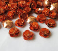 11mm Rose Decorative Flower Iron Plated Floral Finding in Copper Color