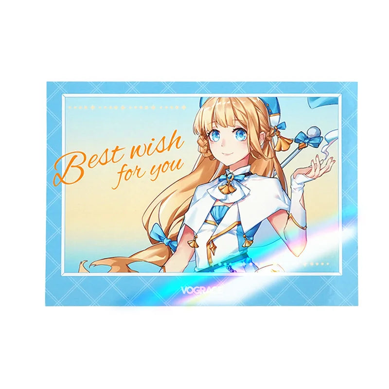 VOGRACE Custom OEM Cartoon Anime Business Card Printing Paper With Matte Film Post Cards