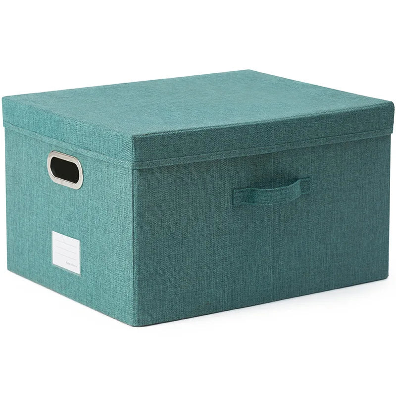 Large Capacity Storage Basket Wardrobe Storage Box With Handles Closet Organizer Box of Bedroom Washable Foldable Storage Box