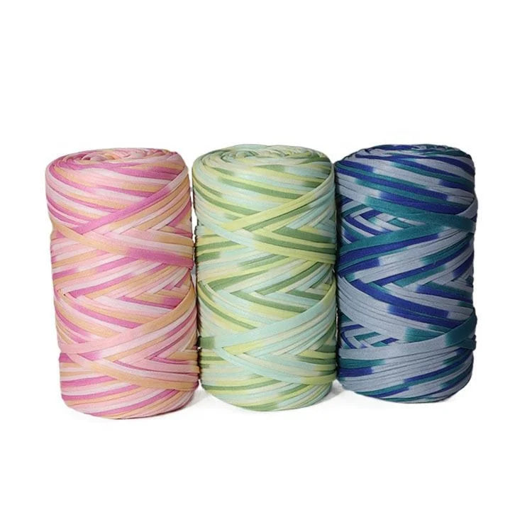 100% Recycled Polyester T-Shirt Cotton Yarn Woven Carpet T-Shirt Fancy Yarn