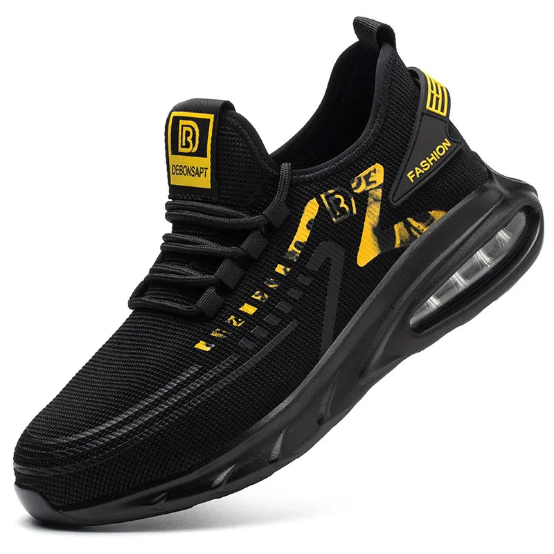 Comfortable Breathable New Design Lightweight Steel Toe Safety Shoes ISO Summer Work Shoes Support OEM/ODM