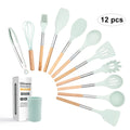 Kitchen Accessories Home and Kitchen Gadgets Set Heat Resistant Food Non Stick Silicone Cooking Kitchen Utensils MegaBDM
