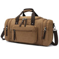 Large Capacity Cotton Canvas Carrying Luggage Bag Weekender Sport Travel Bags Men Overnight Duffle Bag