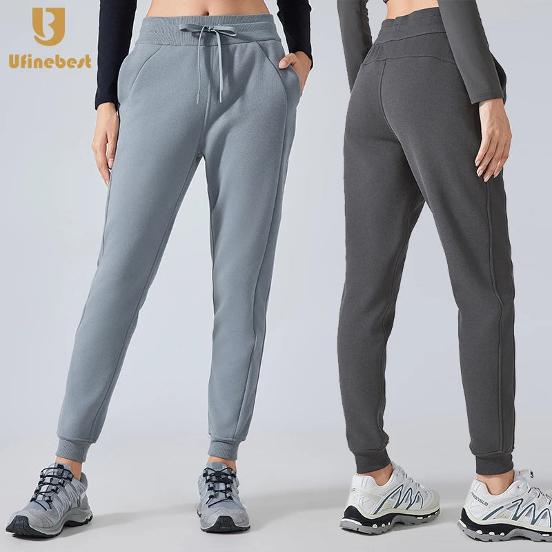 Womens Casual Baggy Fleece-lined Pant Jogging Plazzo Strech Gym Fitness Pants for Women