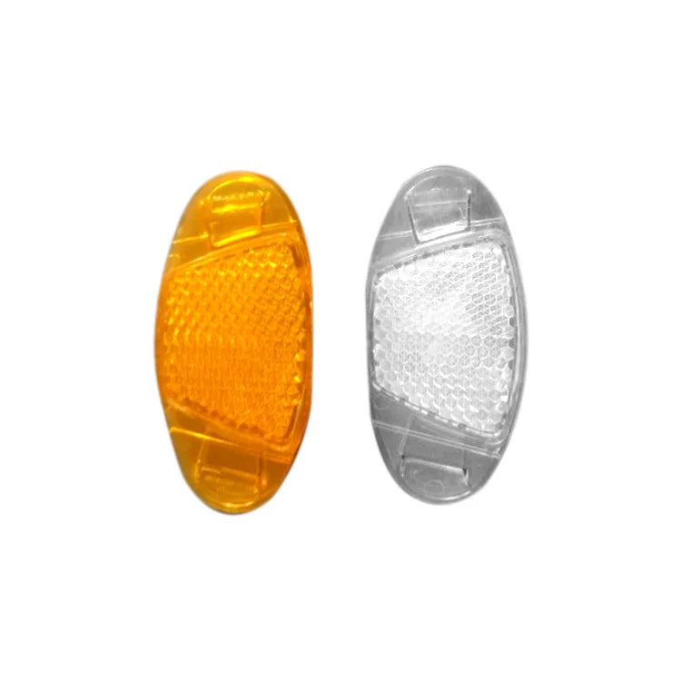 IRODNOENKY Bike Wheel Safety Spoke Reflector Sheet Mount Clip Reflective Warning Parts