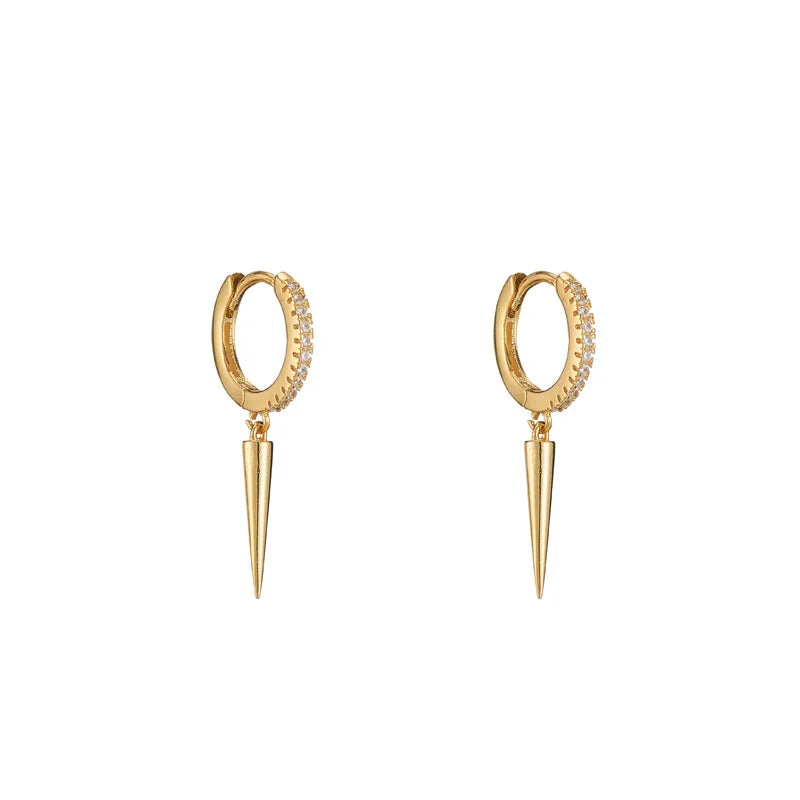 REETI 925 Silver Geometric Hoop Earrings for Women Gift Fashion Jewelry