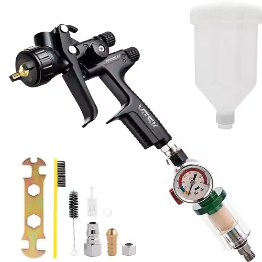 WZAUTO High Quality Performance Spray Paint Machine High Pressure Gravity Feed Airbrush Pneumatic Tool 4000B Spray Gun
