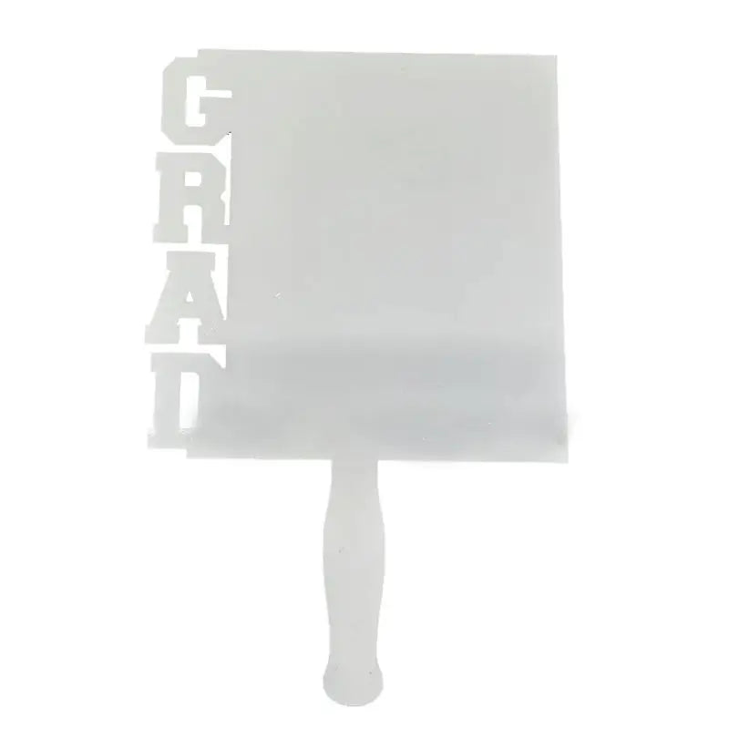 Grad Fans Hand Paddle Church Fans Sublimation Blank MDF GRAD Fan Paddle