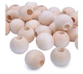 Customized Flatback Button Beads Sustainable Wooden Bead with Polished Finish for Sale