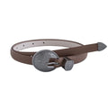 Vintage New Women's Retro Style Three-Piece Pin for Buckle Belt Thin Cow Hide Material Hot Alloy for Buckle
