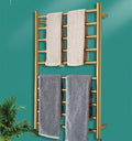 Wall Mounted Electric Towel Warmer Heated Towel Rack with Chrome Finish Modern Design for Bathroom Use