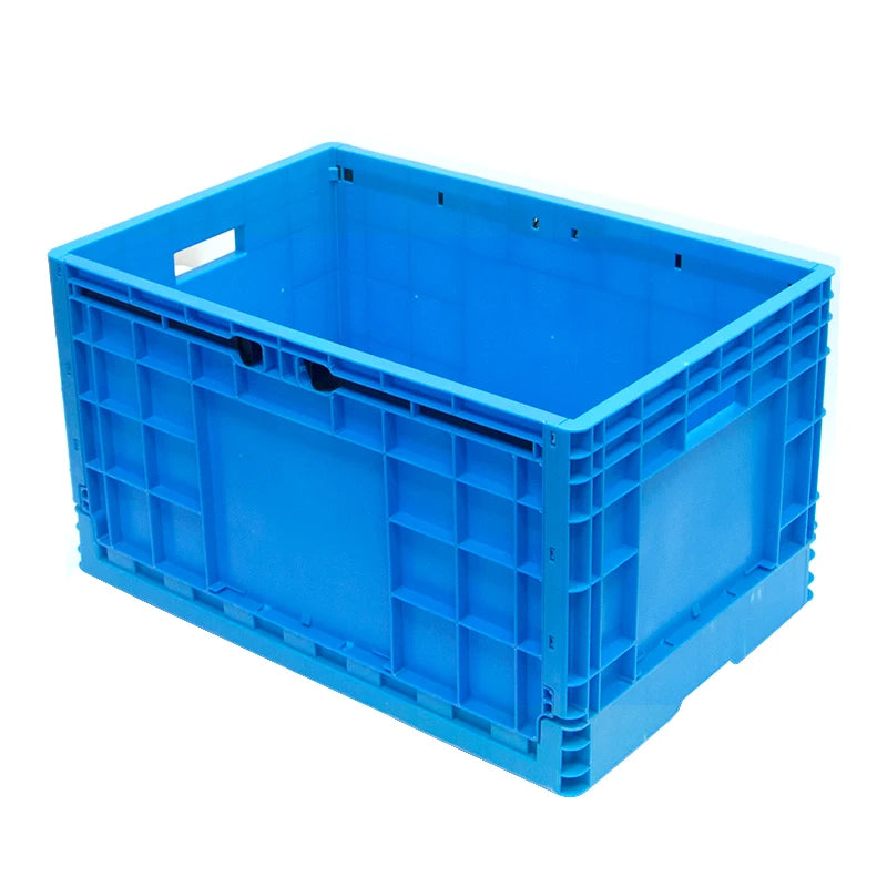 MFTLONG Eco-Friendly Plastic Stack Nest Reusable Foldable Crates for Vegetable and Fruit Storage