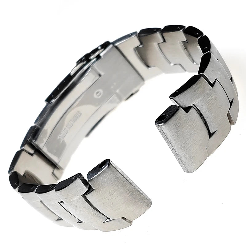 For PRG260/270/550 PRW-3500/2500/5100 18mm Metal Watch Band Watch Strap