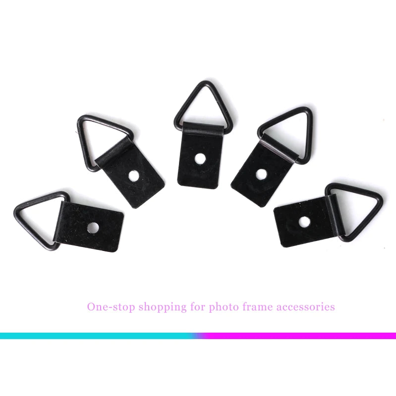 X0909 TS-K034 Triangle Ring Wire Metal Picture Frame Hangers Frames for Hanging Clocks Paintings Artwork Frame Accessories