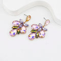 2023 New Arrived Diamond Geometric Earrings Rhinestone Crystal Water Drop Dangle Earrings Jewelry