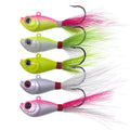 7g 14g 28g 42g 56g Mini Metal Jigging Fishing Lure Bucktail Jig Head Hook