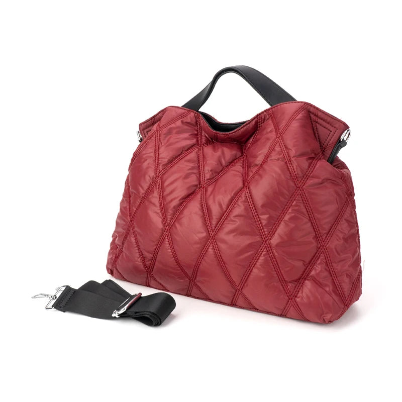 Women Handbags New Fashion 2023 Puffer Women's Tote Bags Fluffy Lightweight Quilted Crossbody Shoulder Bag for Custom Logo