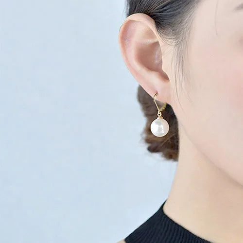 Beadsnice Fashion 14K Gold Leverback Gold Earrings